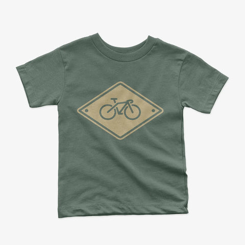 Kids Bike Sign Graphic T-Shirt