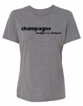 Champange Women's Flowy Shirt