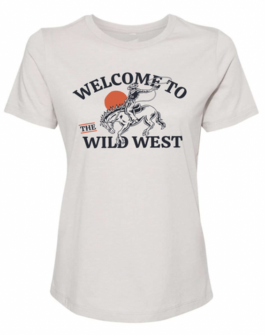 Welcome to the Wild West Women's Oatmeal Tee