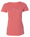 Vintage Mountain Red Women's Tee