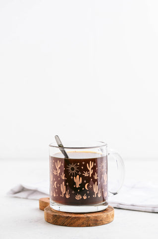 Cactus Glass Mug