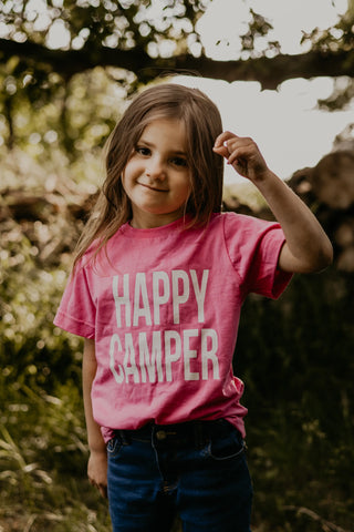Kids Happy Camper Graphic T-Shirt