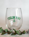 Feelin' Pine Wine Glass