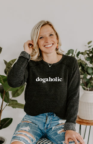 Dogaholic Pullover Charcoal