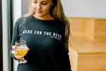 Here for the Beer Women's Graphic Pullover