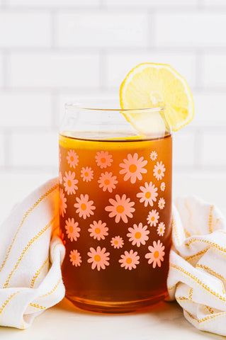 Daisy Glass Can