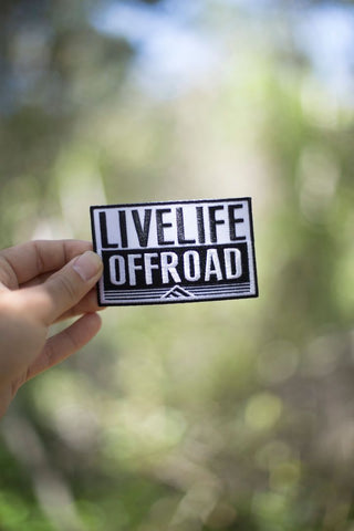 'Live Life Off-Road' Patch Decal - Live Life Clothing Co 